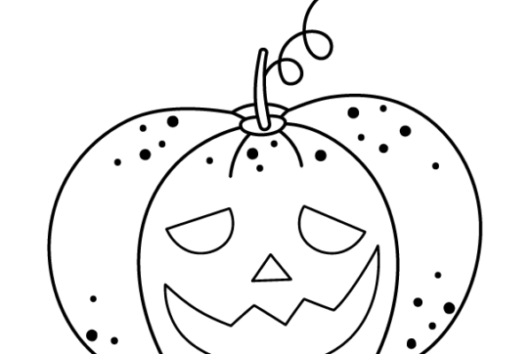 pumpkin coloring page